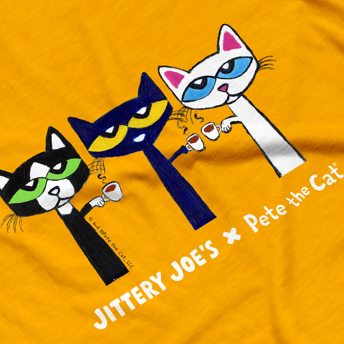 Jittery Joe's & Pete the Cat T-shirt