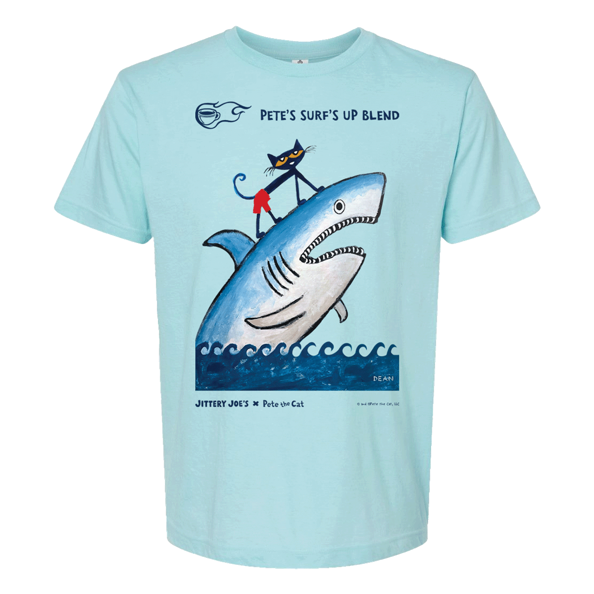 Jittery Joe's & Pete the Cat Surf's-Up T-shirt