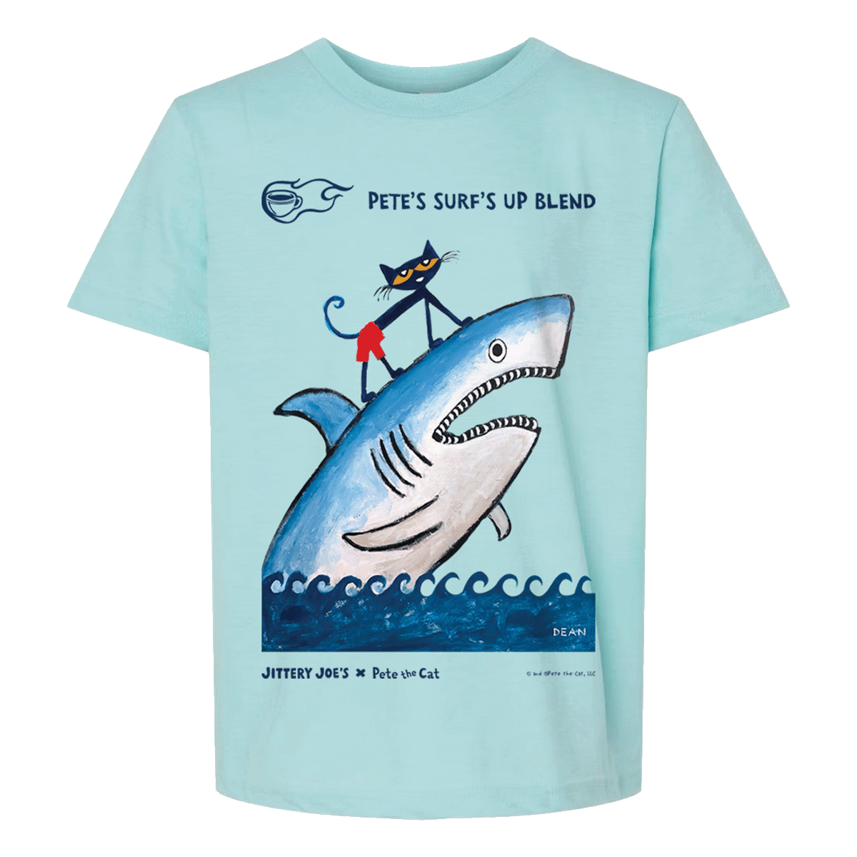 Jittery Joe's & Pete the Cat Surf's-Up T-shirt